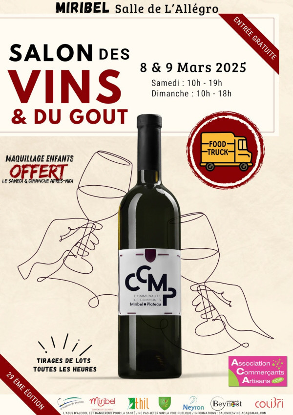 Salon du Vin & du goût à Miribel